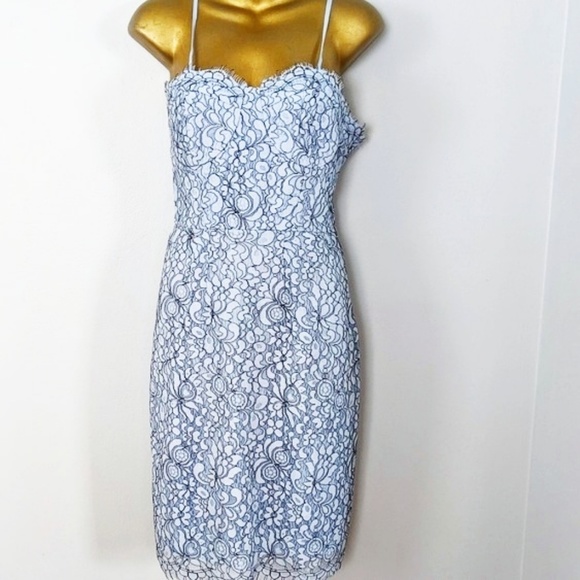 A.B.S Collection Dresses & Skirts - Abs lace dress size 2 baby blue